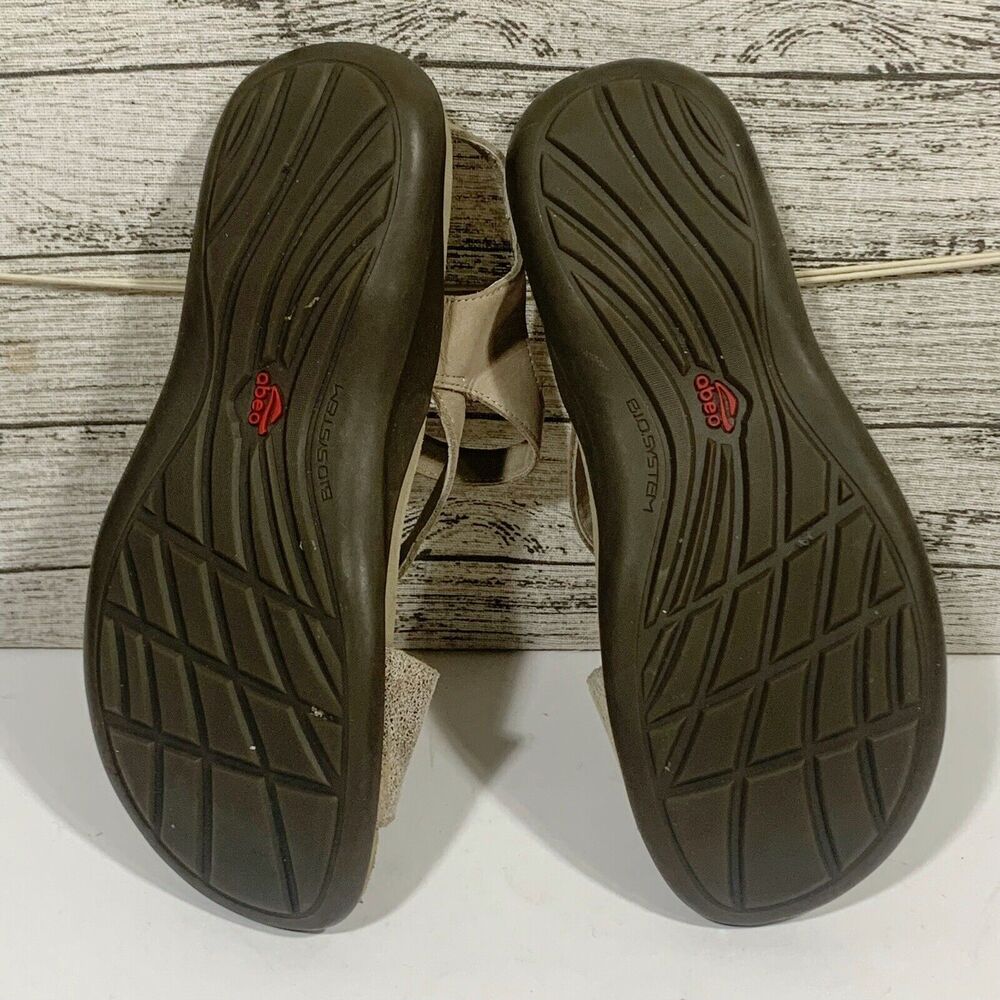Abeo Bliss Post Metallic Leather Walking Comfort Sandals Size 9 Women’s - Picture 15 of 15